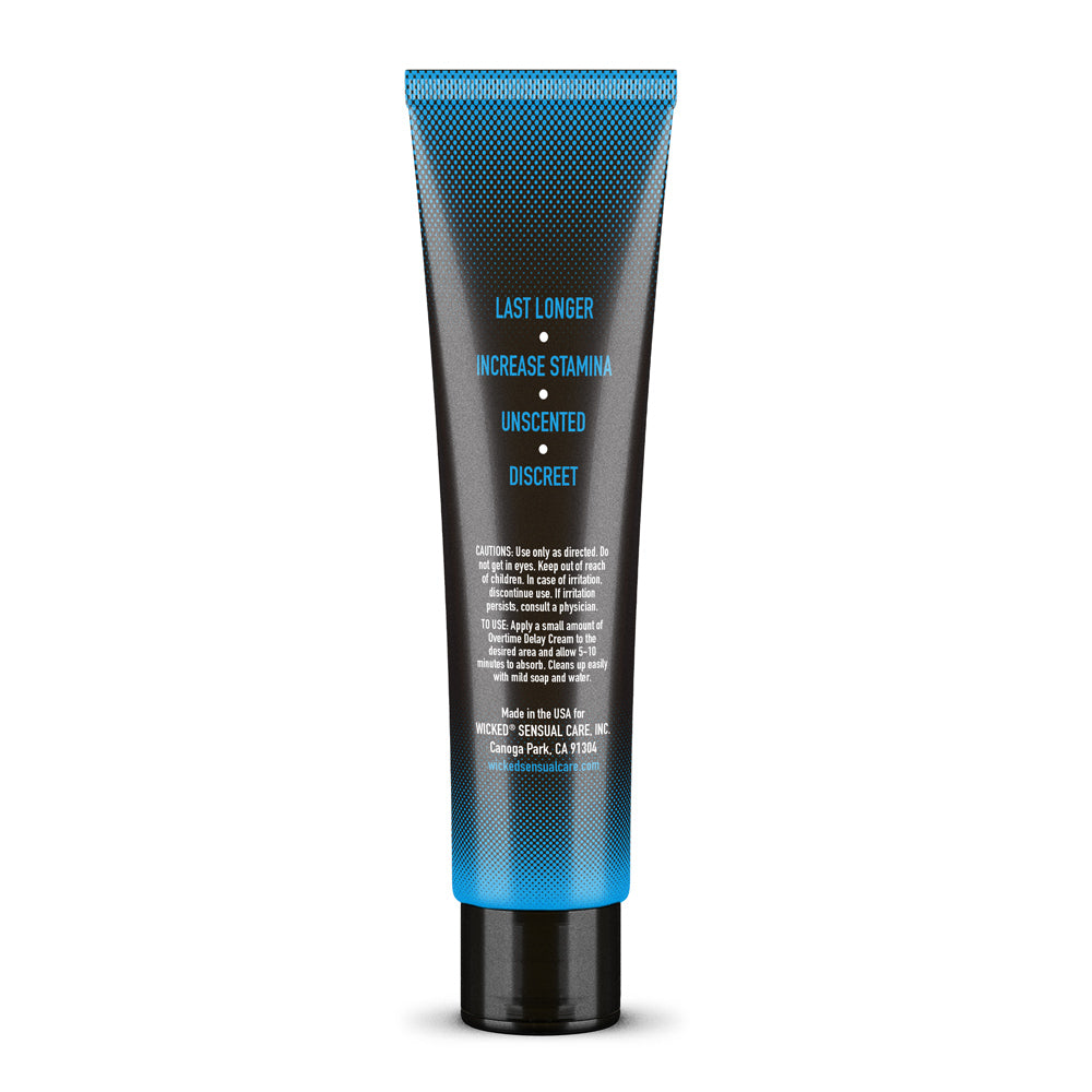 Wicked Overtime Delay Cream 1 oz Benzocaine Desensitizing > Essentials > Mens Enhancers