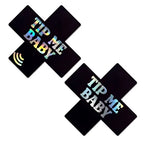 Tip Me Baby Smart NFC Pasties In Black or Pink Black > Clothes > Pasties