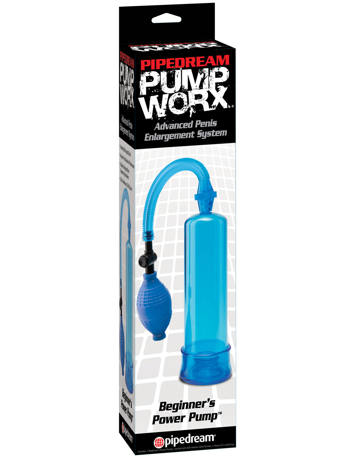 Pump Worx Beginner Power Pump - 7.5" x 2.1" Insertable Penis Pump > Pumps > Penis Pumps