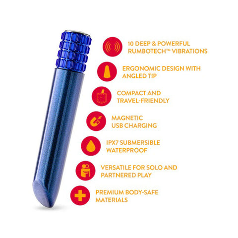 Oh My Gem Sapphire Mystery Vibe Wireless Clitoral Vibrator BULLETS
