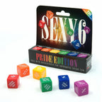 Sexy 6 Pride Edition Dice Set – Vibrant Rainbow Intimate Dice Set > Novelties > Games