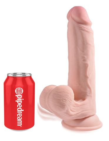 9 Inch Triple Density Realistic Dildo with Swinging Balls Light Dongs Realistic