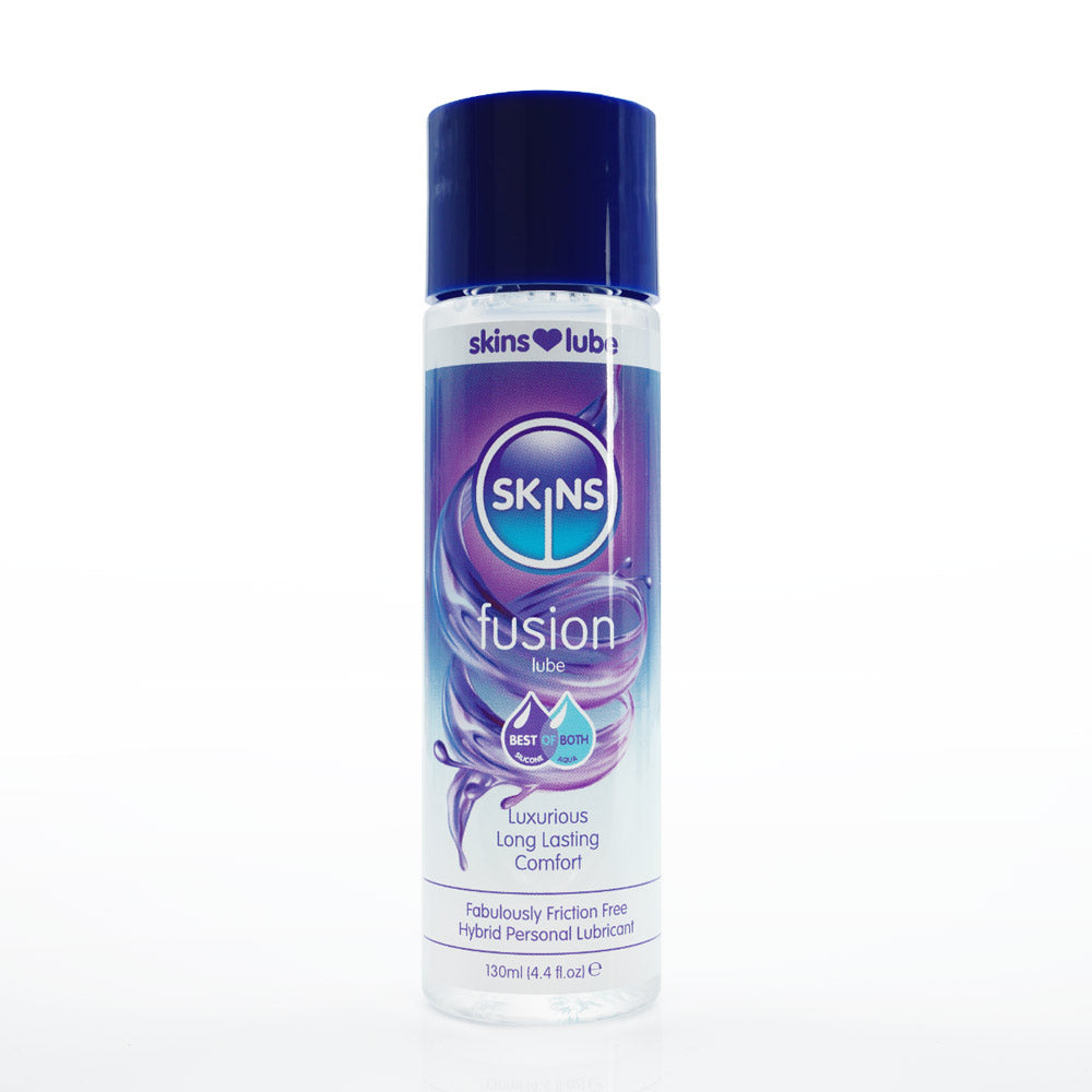 Skins Fusion Hybrid Silicone and Water-Based Lubricant 130ml Bottle Default Title > Lube > Hybrid
