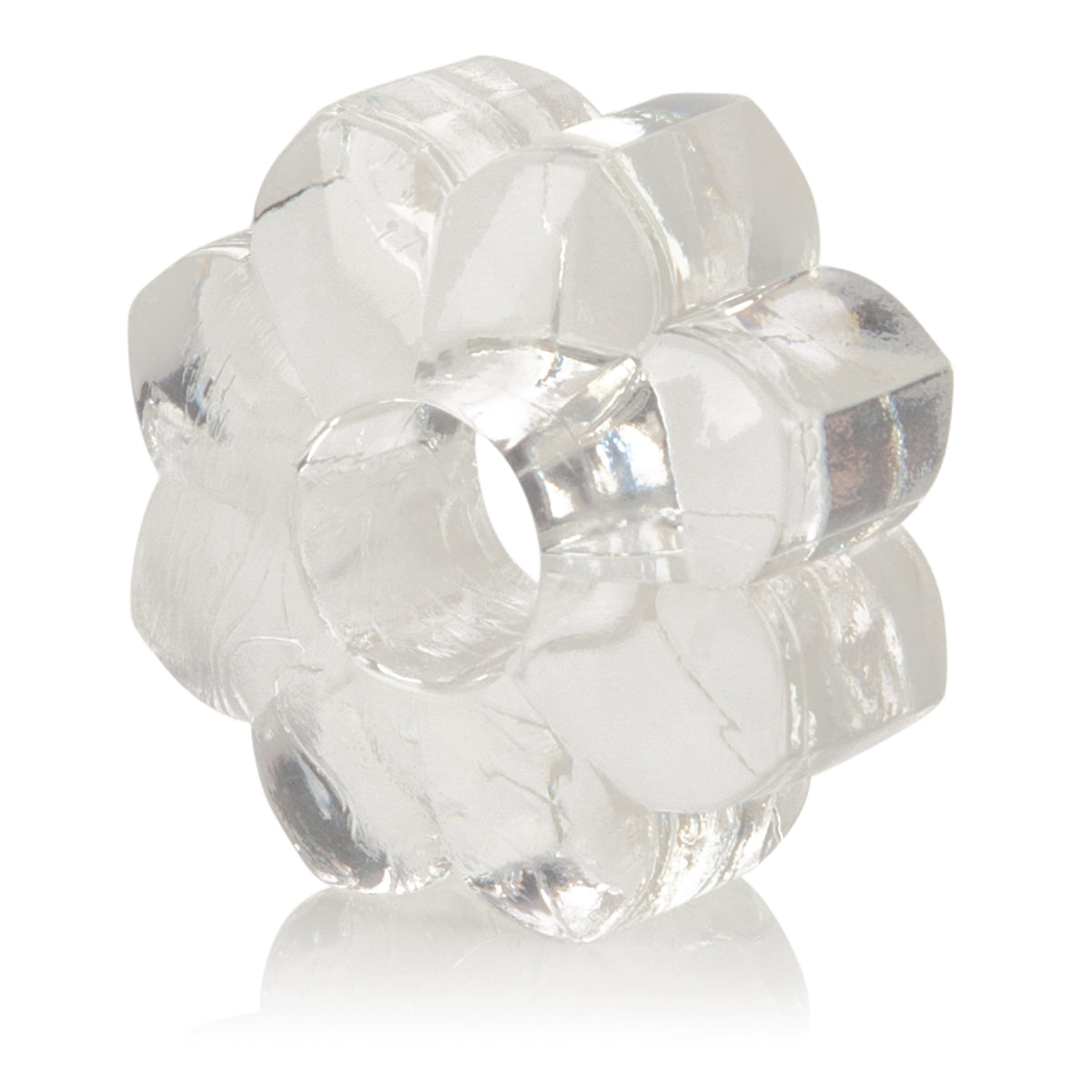 Basic Essentials 4 Pack Clear Stretchy Enhancers Sex Toys Clear COCK RING Set