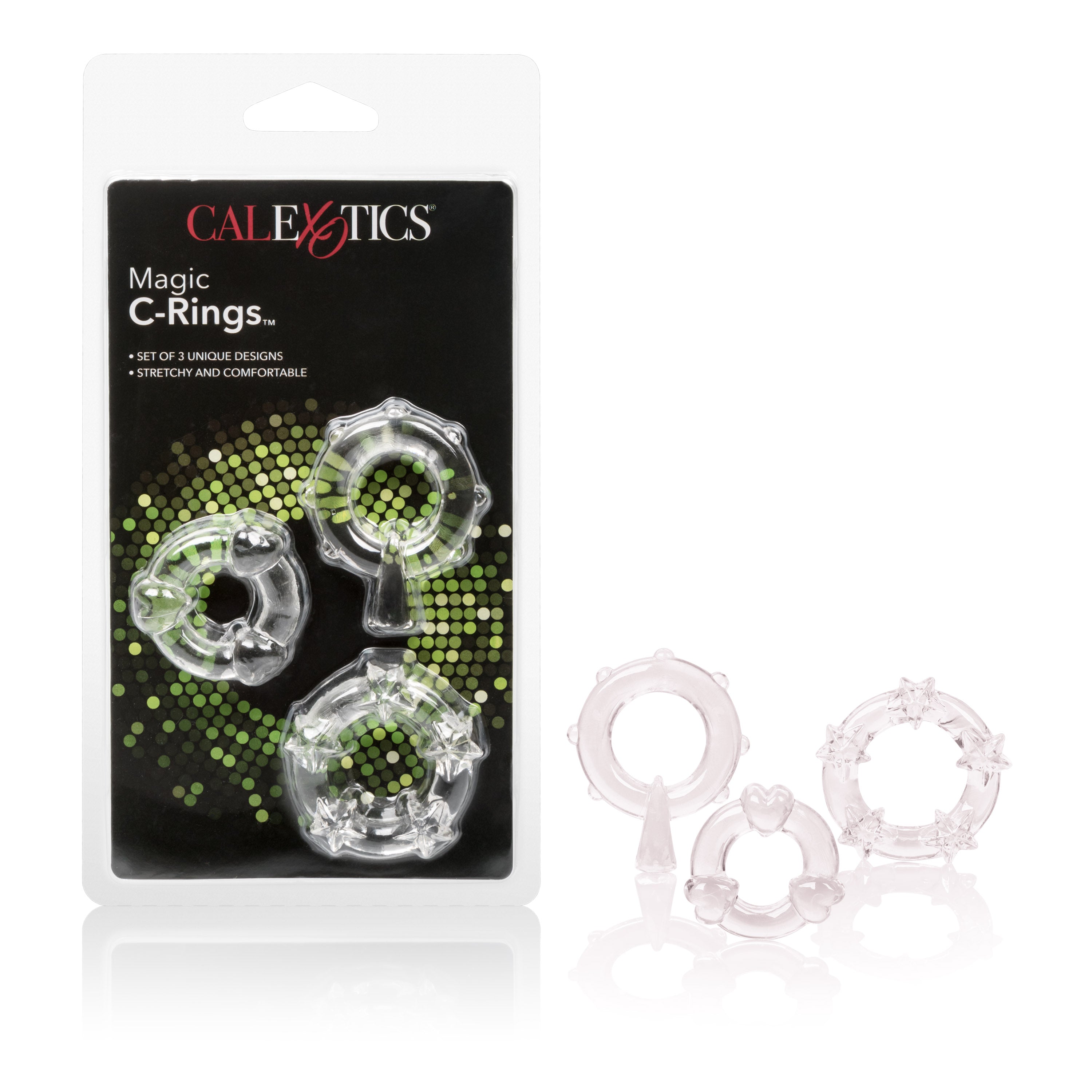 Magic Blue C-Rings Adult Intimacy Toy for Enhanced Performance COCK RING Set