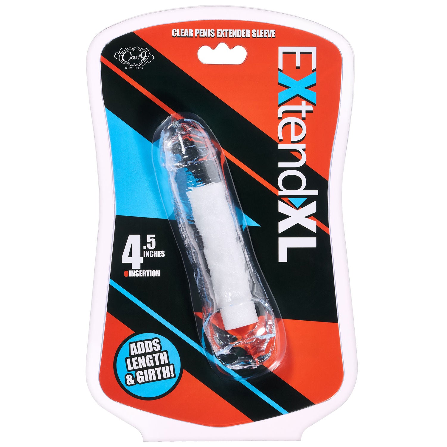 Extend XL Clear Penis Sleeve 7.25 Inch for Enhanced Girth and Length SLEEVES