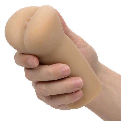 Cheap Thrills The Leather Daddy Stroker 5.5 Inch Flesh Tone with Pure Skin Material Strokers - Manual