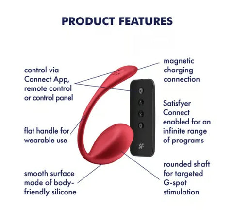 Satisfyer Shiny Petal Connect – App-Controlled G-Spot Vibrator
