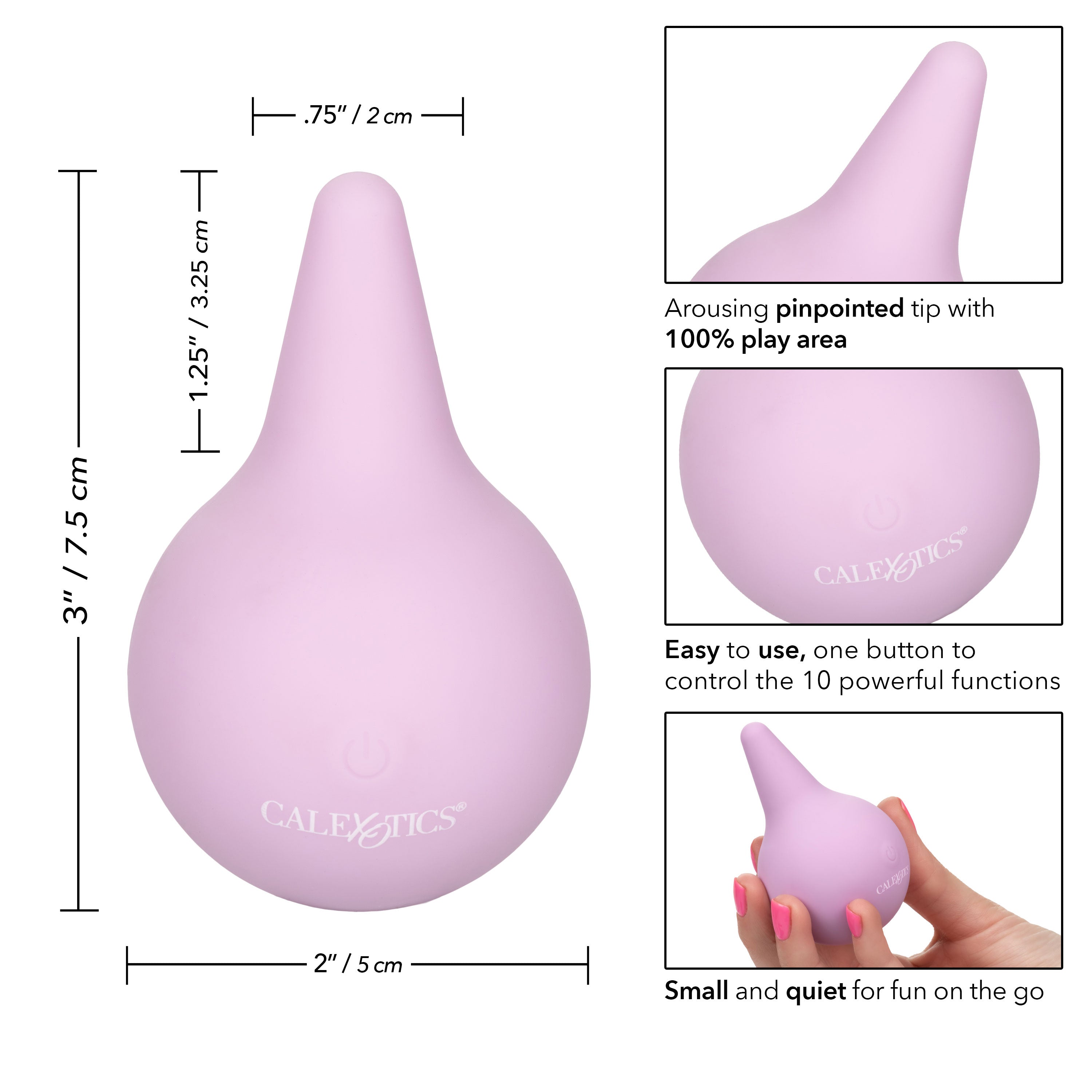 CalExotics Slay Arouse Me Wireless Silicone Massager Vibrator BULLETS