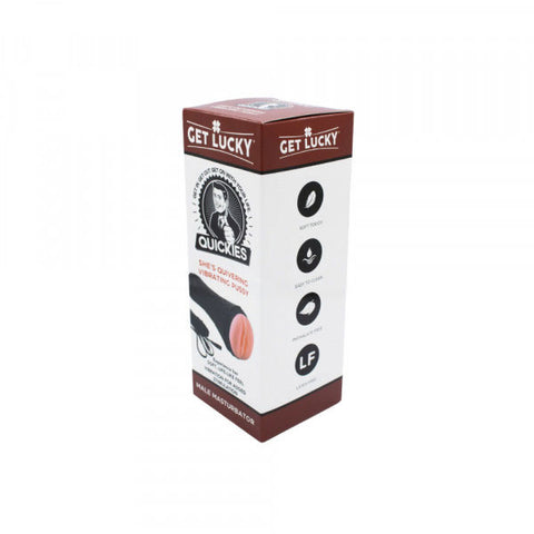 Get Lucky Quickies Vibrating Pussy Masturbator for Men > Sex Toys For Men > Masturbators Manual