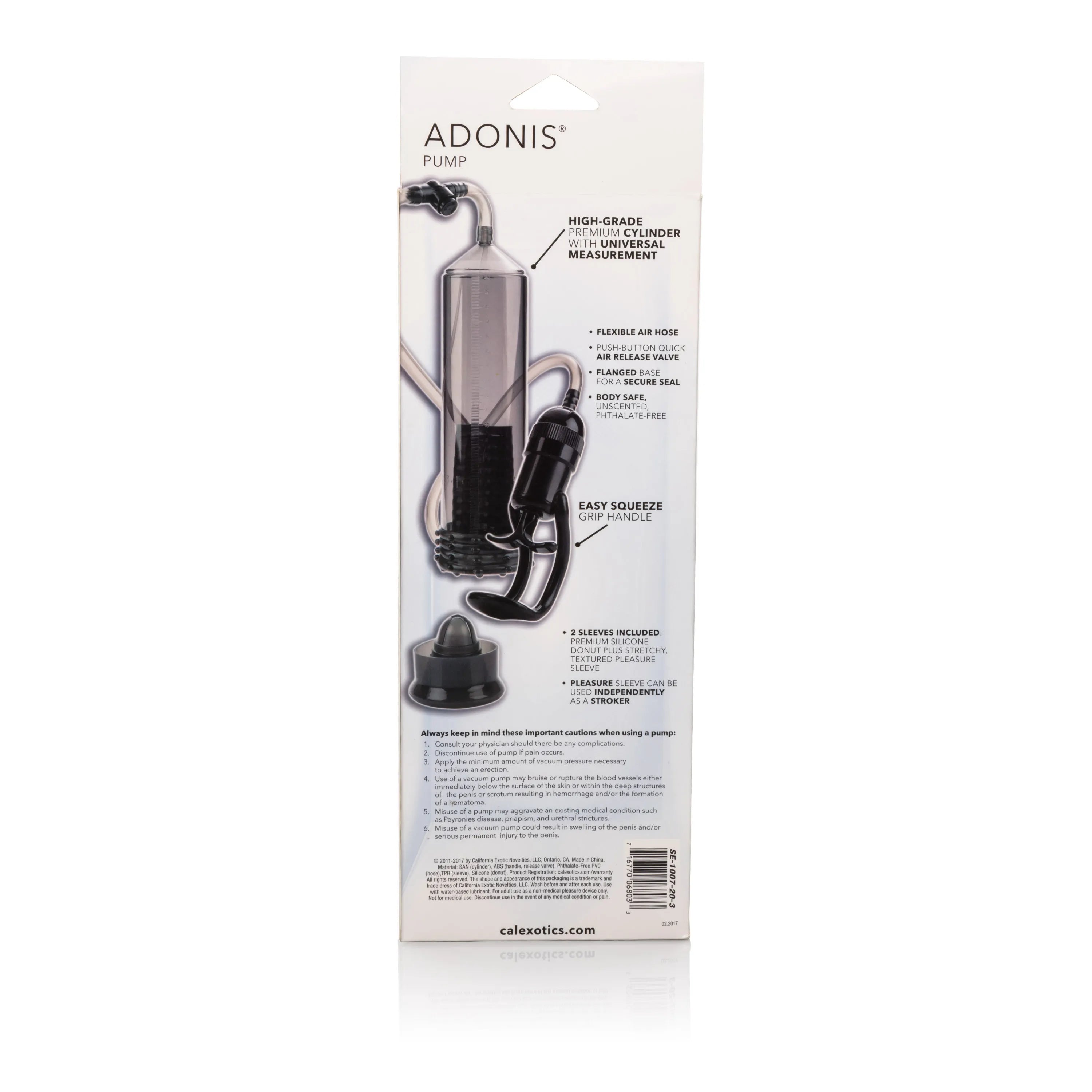 Adonis Pump – Advanced Vacuum Pump with Removable Sleeve Masturbator > Pumps > Penis Pumps
