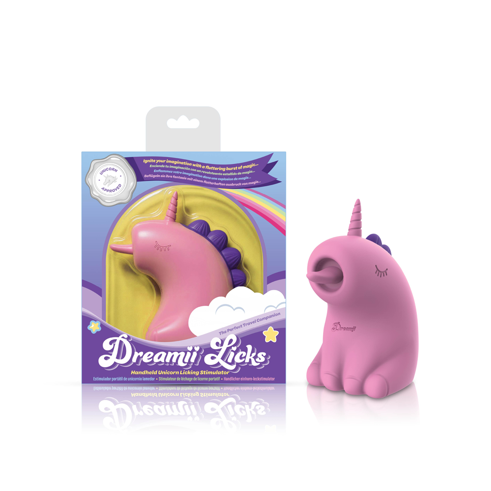 Dreamii Licks Mystical Pink Unicorn Clitoral Stimulator Toy Pink > Sex Toys For Ladies > Clitoral Vibrators and Stimulators