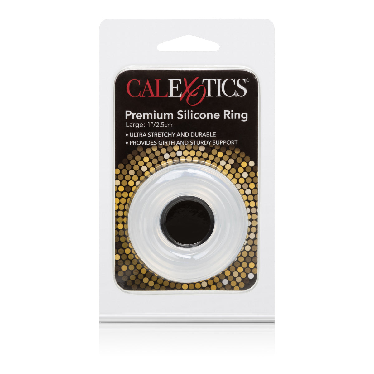 Premium Silicone Ring Large Clear 1.7 Inch Stretchy Support Enhancer > Cock Ring > Single