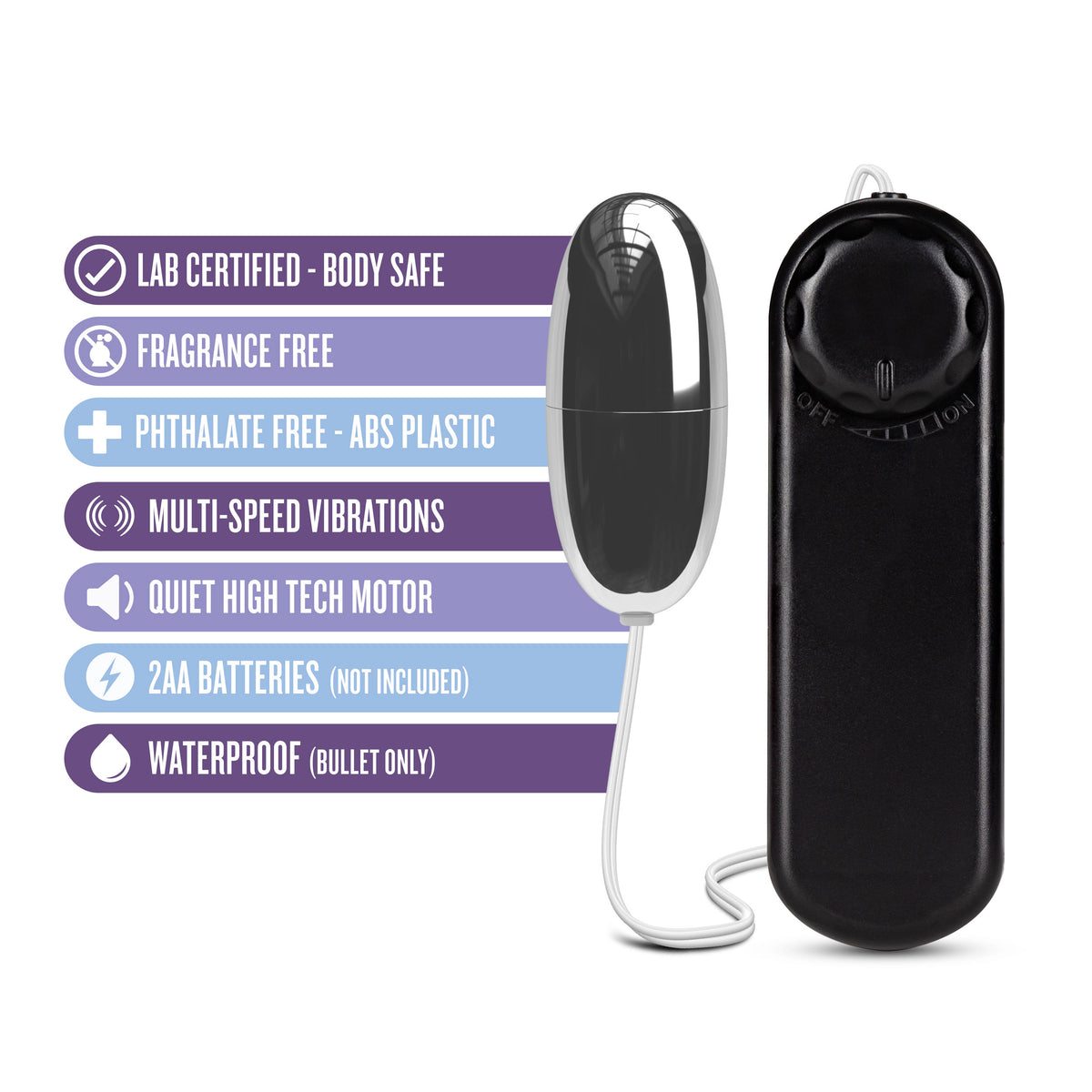 B Yours Power Bullet Silver Multi-Speed Waterproof Toy > Vibrators > Mini Vibrators