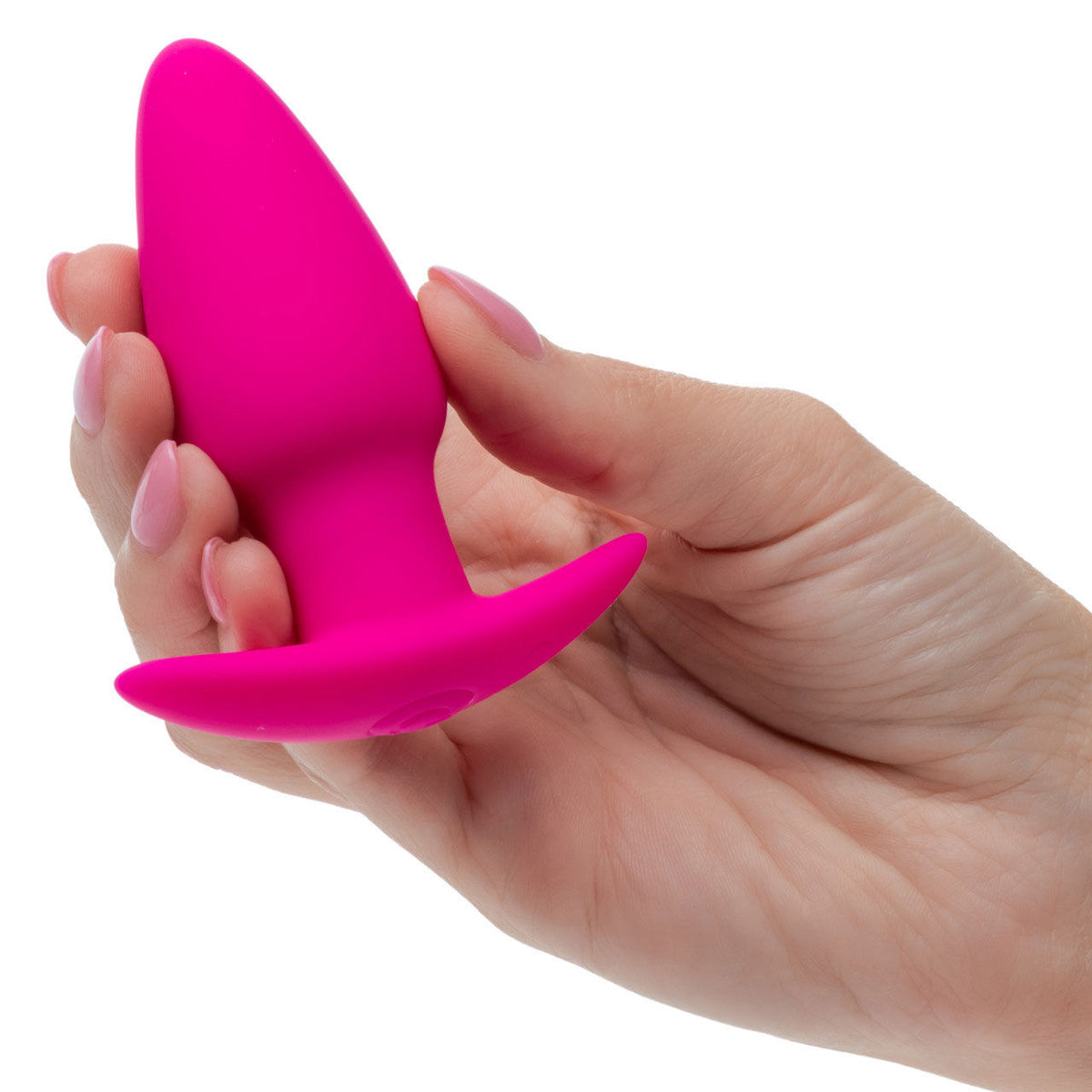 Basic Essentials Tapered Probe (Pink) – Rechargeable 3" Slim Butt Plug > Anal Range > Vibrating Butt Plugs