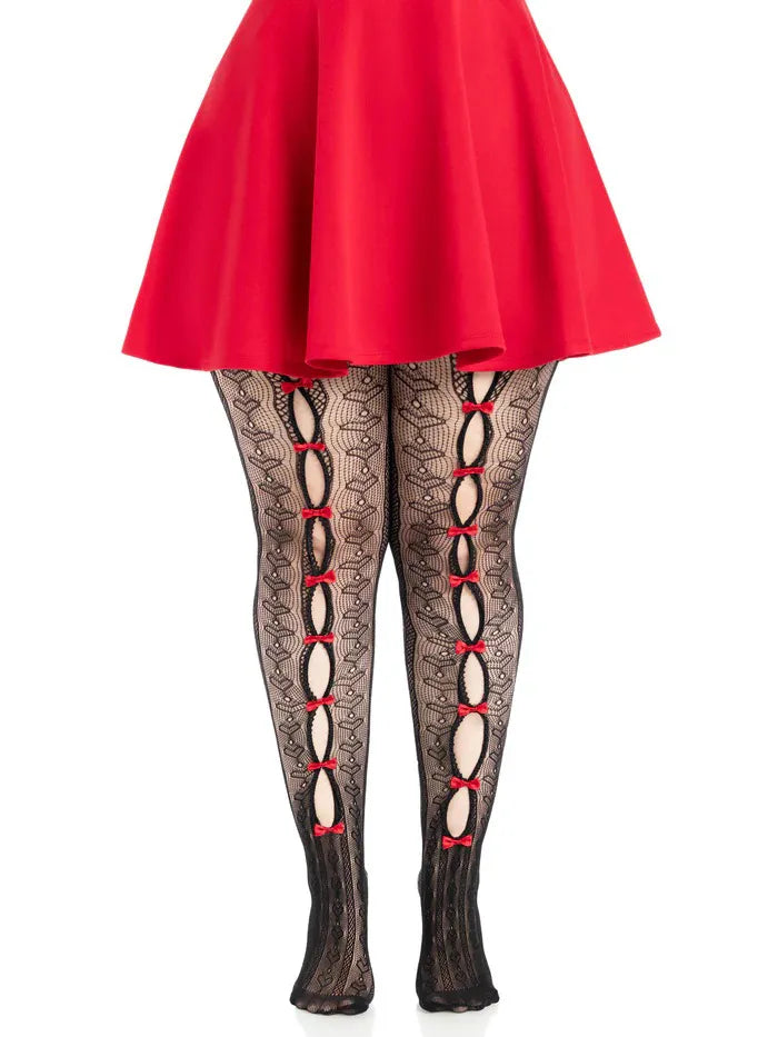 Plus Sweetheart Striped Tights – Plus Size Hosiery > Clothes > Plus Size Lingerie