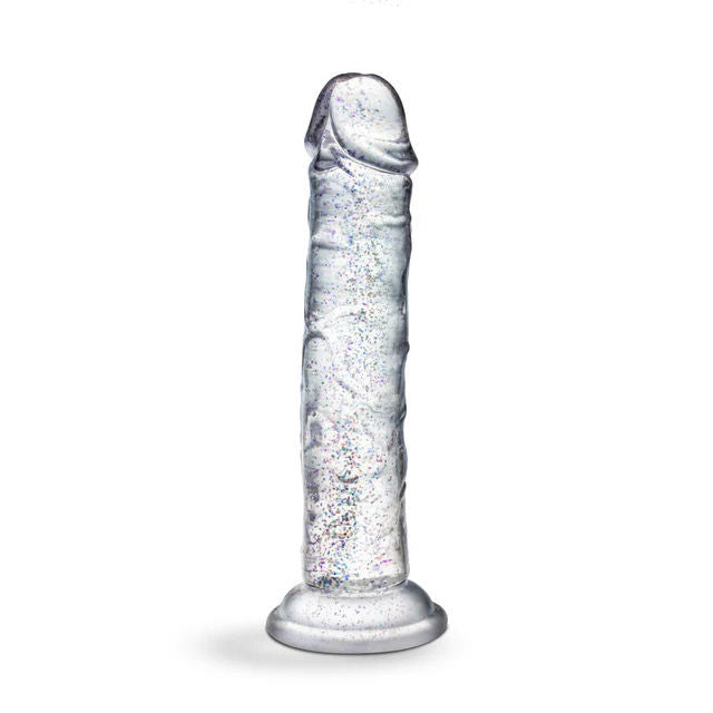 Naturally Yours Glamor Sparkling Clear 7 Inch Adult Toy DONGS