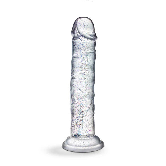 Naturally Yours Glamor Sparkling Clear 7 Inch > Dildos > Realistic Dildos