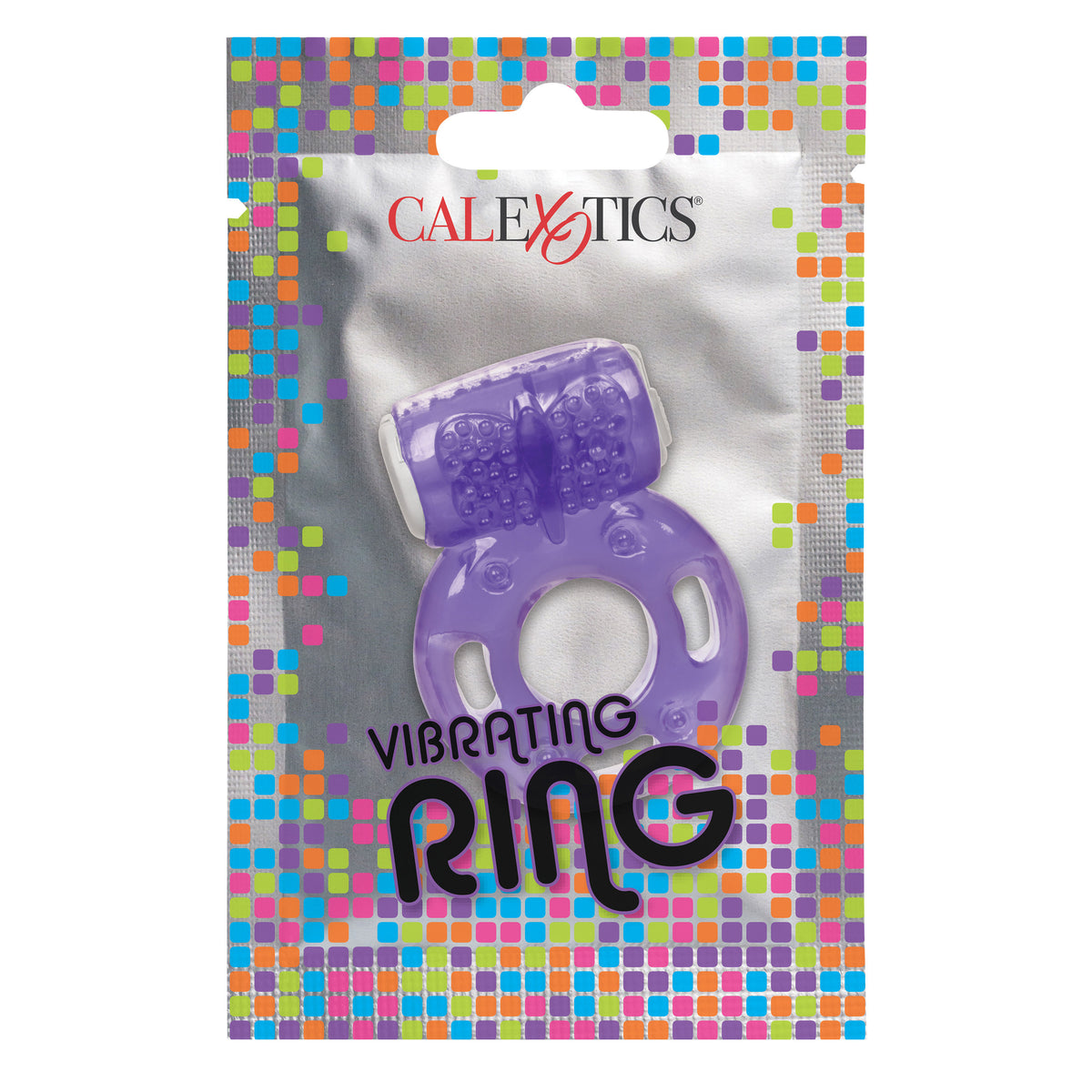 Foil Pack Vibrating Ring Purple Stretchy Adult Intimacy Toy Default Title Cock Rings Vibrating