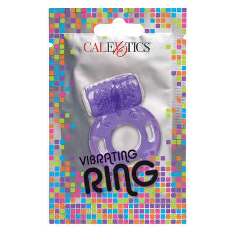 Foil Pack Vibrating Ring Purple Stretchy Adult Intimacy Toy Default Title Cock Rings Vibrating