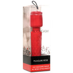 Pleasure Rose Silicone Wand With Rose Attachment Red > Sex Toys For Ladies > Rose Stimulators