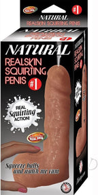 Natural Real Skin Waterproof Squirting Penis Brown Toy Adult > Dildos > Squirting Dildos