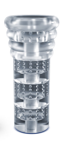 Rize Luz Clear Glow in the Dark Self-Lubricating Stroker Strokers - Manual