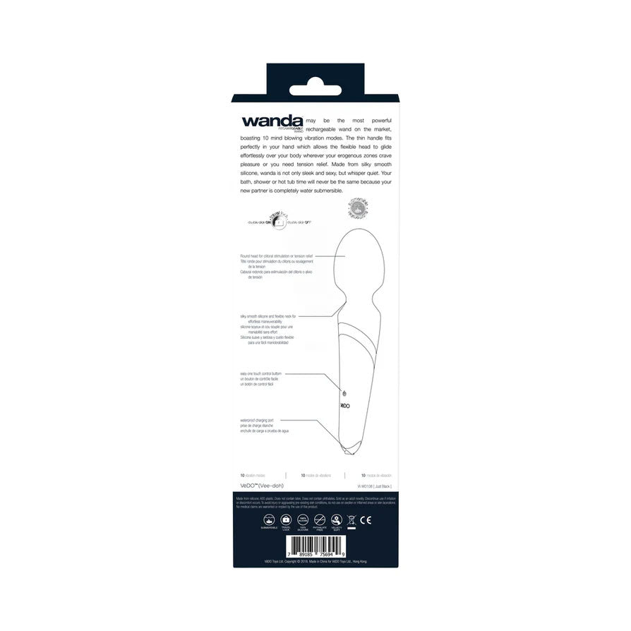 Wanda Wand Massager with 10 Powerful Vibrations > Sex Toys > Massage Wands