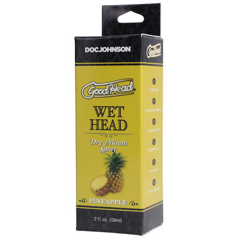 GoodHead Wet Head Pineapple Flavored Spray – 59 ml Moisture Spray > Lube > Oral Gels & Sprays
