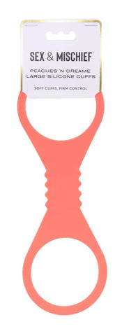 Peaches N Creame Silicone Cuffs (Orange) – Lightweight Restraints Default Title > Bondage Gear > Restraints