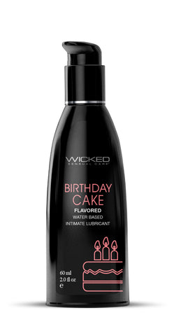 Wicked Sensual Care Birthday Cake Flavored Water-Based Lubricant Flavoured Lube