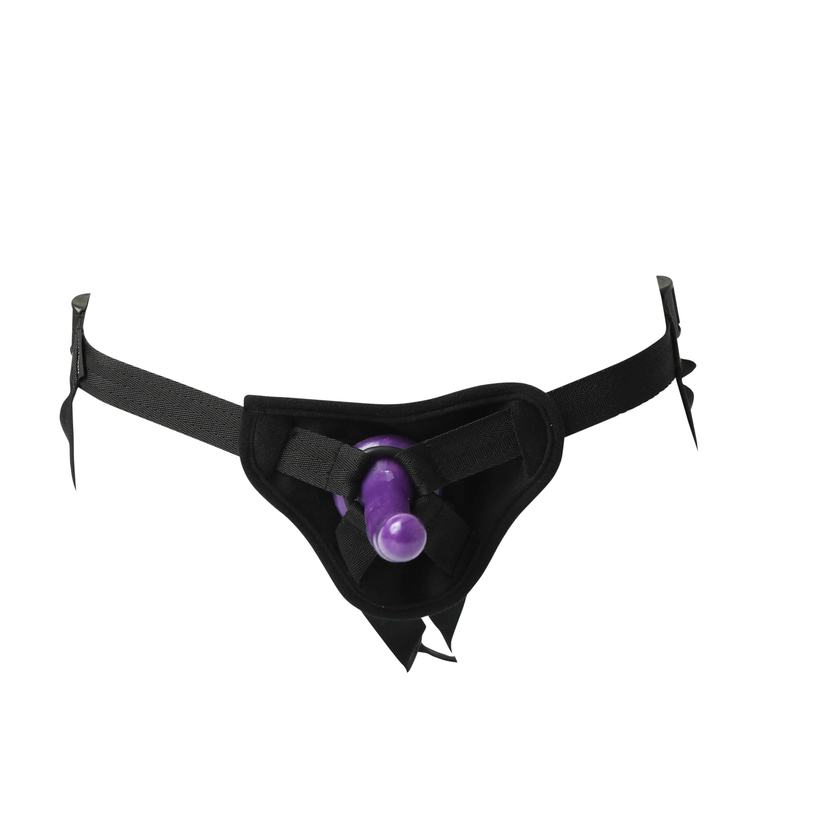 SportSheets New Cummers Adjustable Silicone Strap-On Kit Black > Dildos > Strap On Harnesses