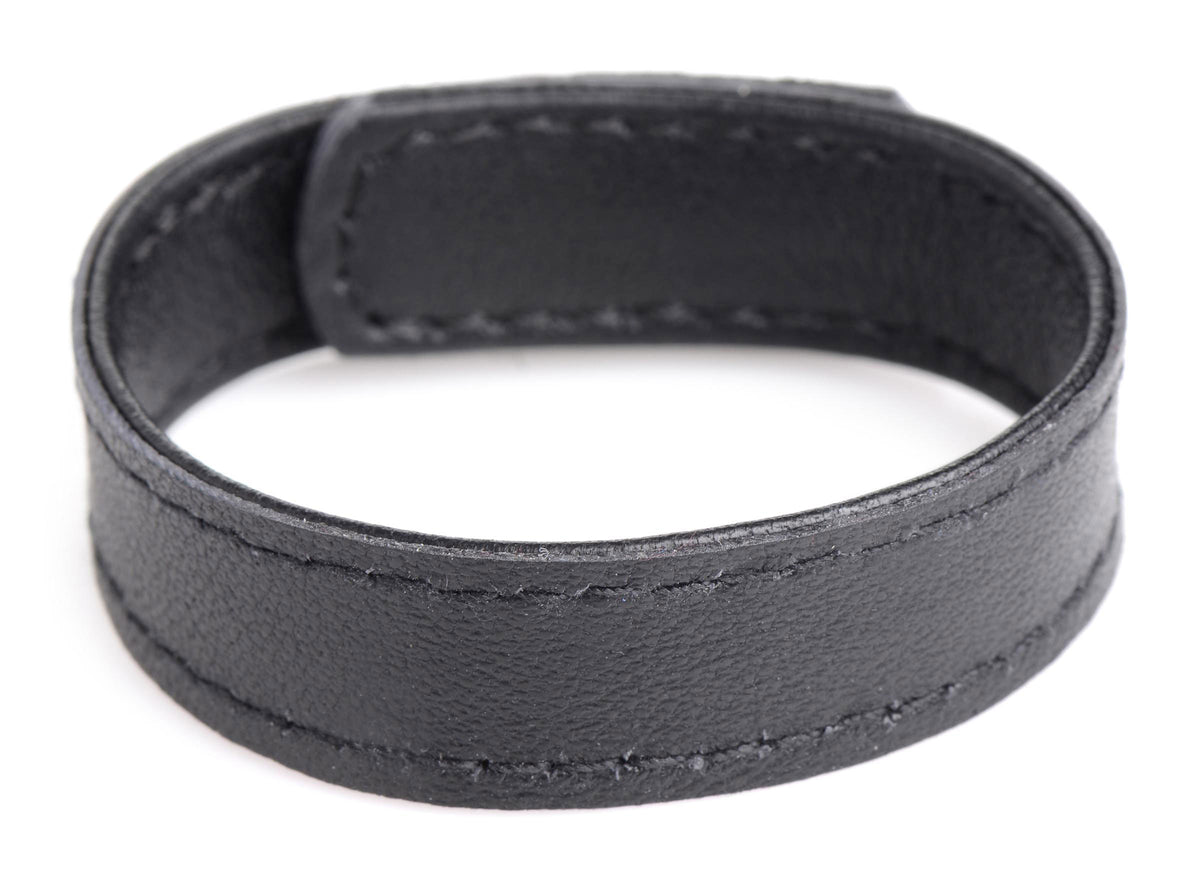 Adjustable Leather Cock Ring with Velcro Closure > Clothes > Mens Leather