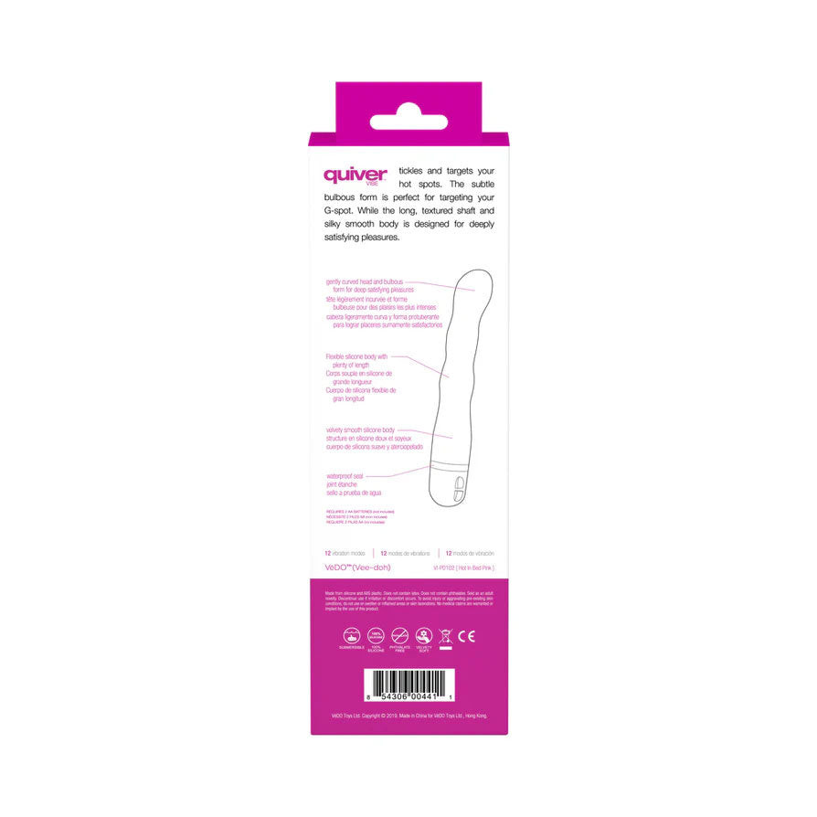 Quiver Vibrator – Targeted Sensation Personal Massager > Sex Toys For Ladies > G-Spot Vibrators