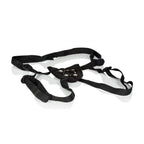 Lovers Super Strap Universal Adjustable Harness in Black > Dildos > Strap On Harnesses