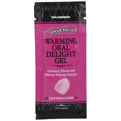 Goodhead Warming Oral Delight Gel Cotton Candy Flavor 0.24 Oz Default Title Oral Gels & Sprays