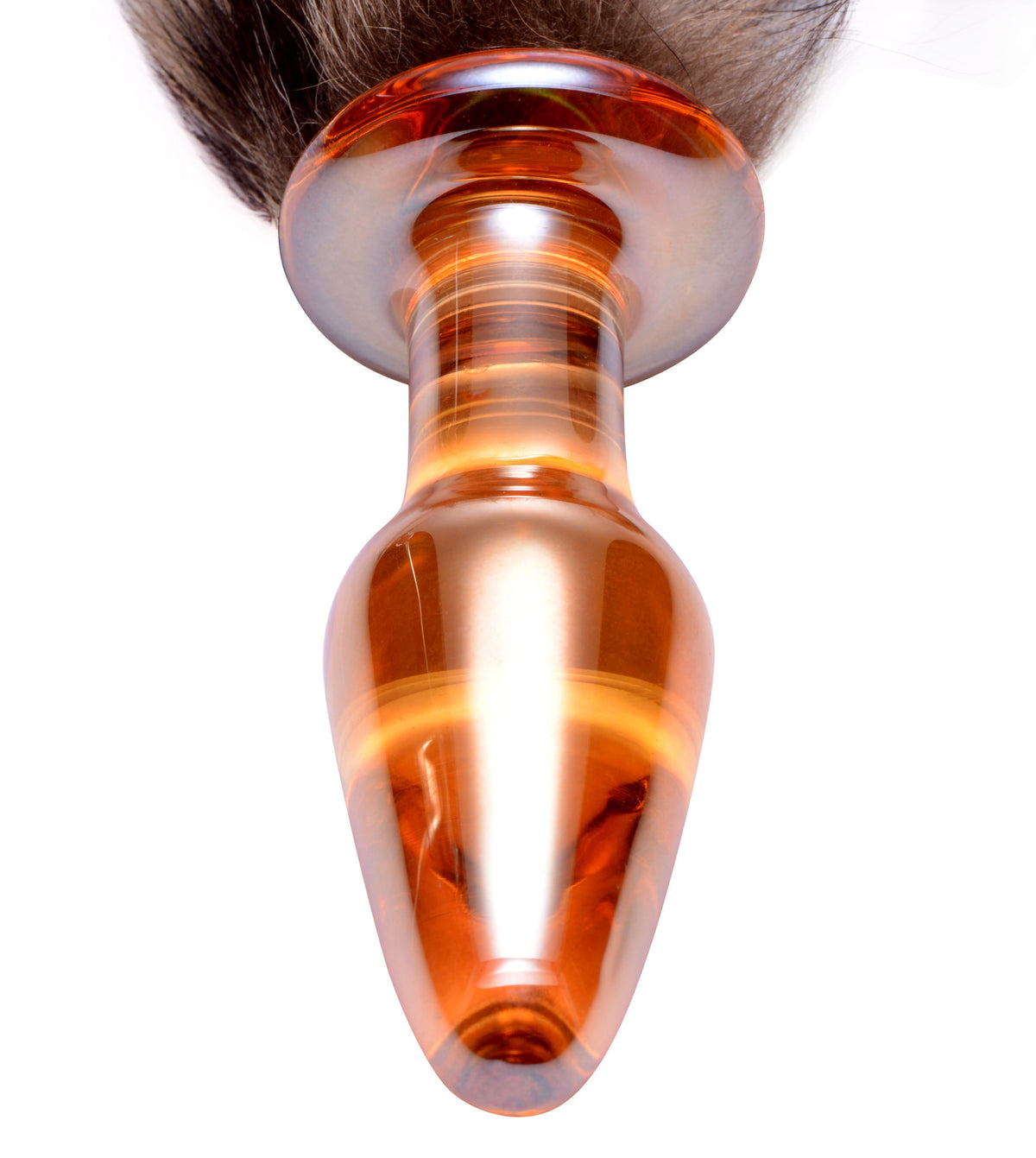 Fox Tail Anal Plug Faux Fur and Borosilicate Glass > Anal Range > Tail Butt Plugs