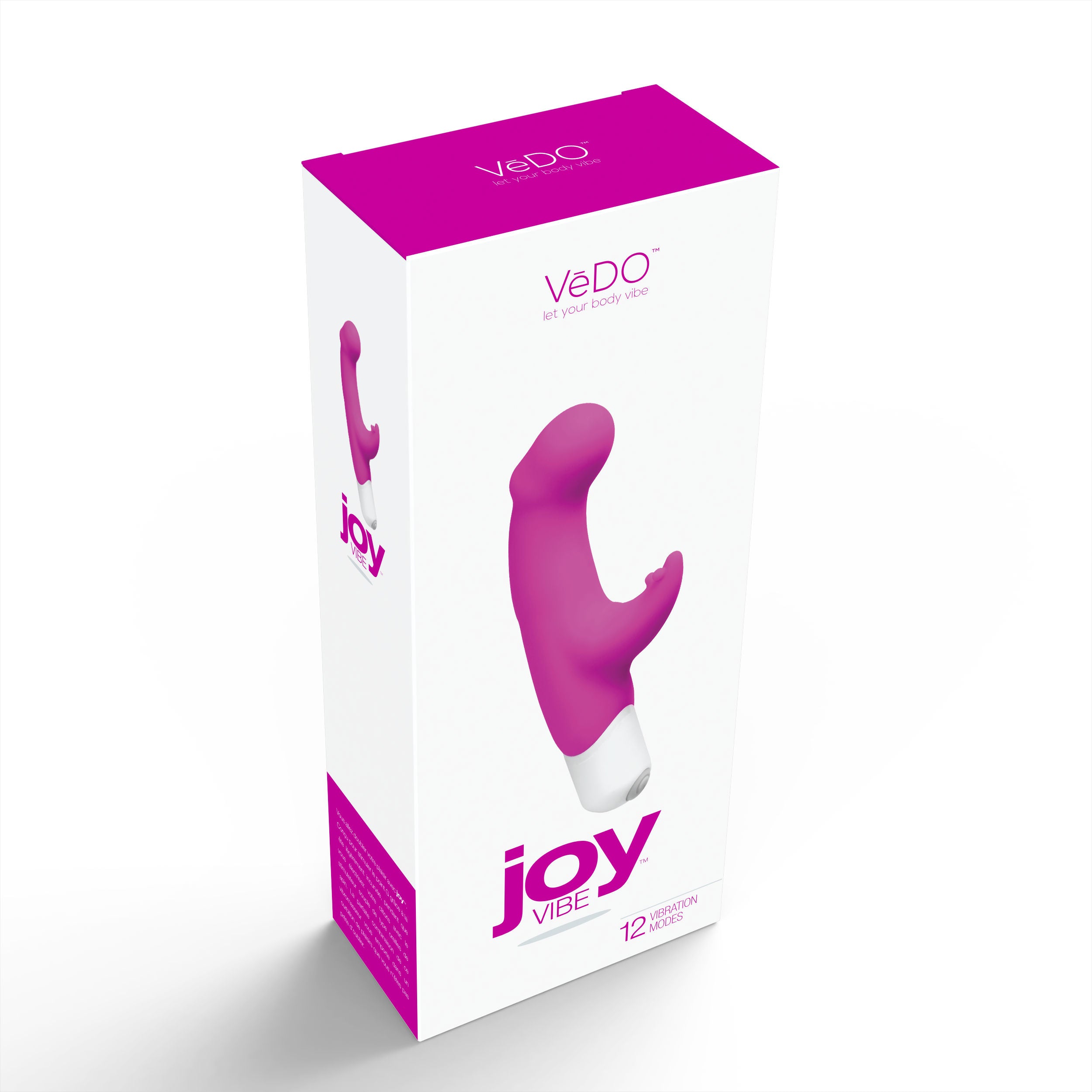 Joy Mini Vibrator Pink Wireless G-Spot and Clitoral Stimulator VIBRATORS-RABBIT
