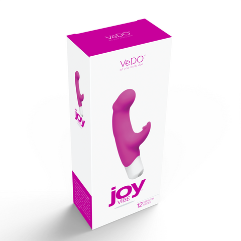 Joy Mini Vibrator Pink Wireless G-Spot and Clitoral Stimulator VIBRATORS-RABBIT