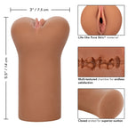 Boundless Vulva Masturbator (Flesh Brown) – Realistic Masturbator > Sex Toys For Men > Masturbators > Manual