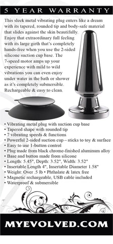 Advanced Metal Plug – 7-Speed Hands-Free Vibrating Butt Plug > Anal Range > Vibrating Butt Plugs