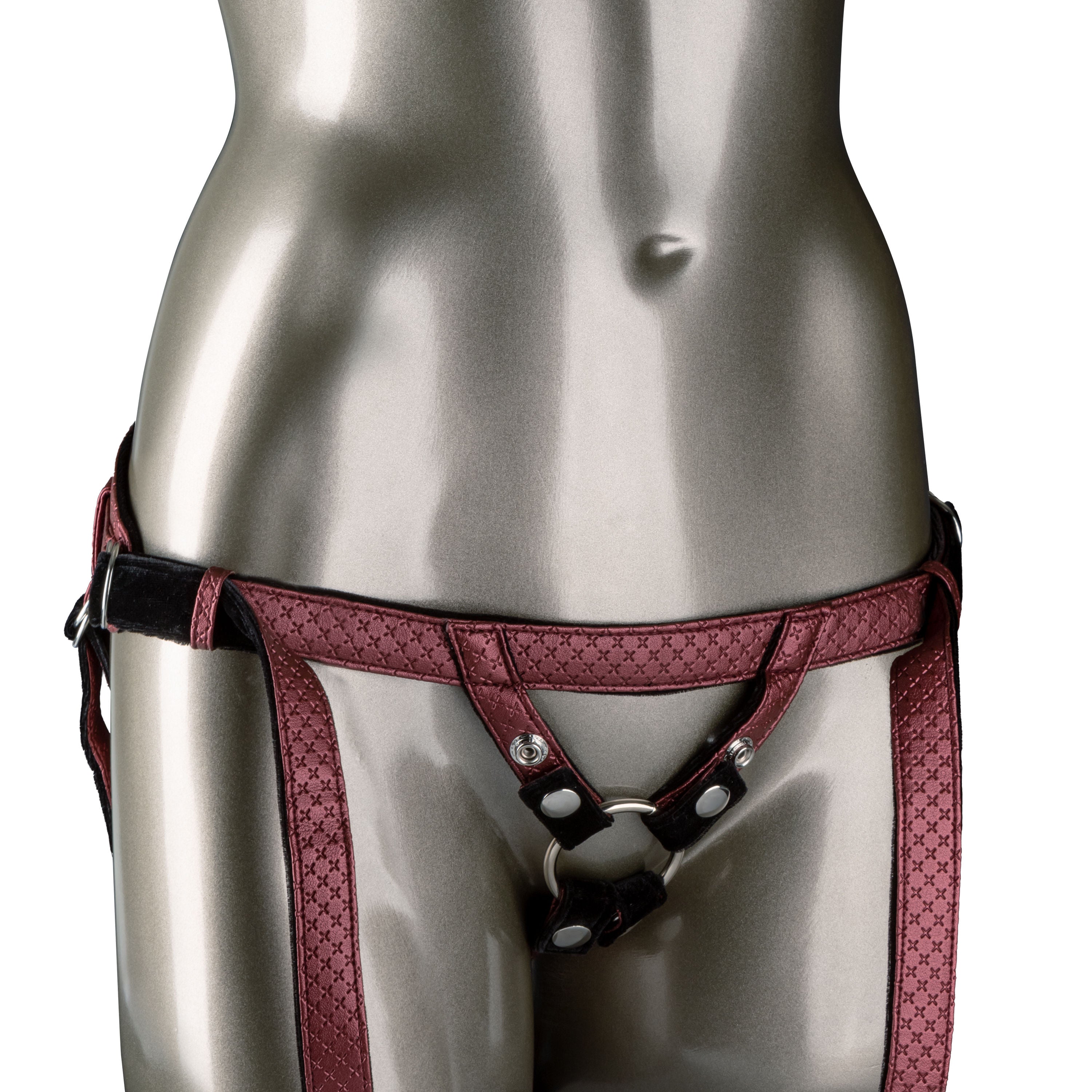Her Royal Harness The Regal Duchess (Red) – Premium Harness Womens Harnesses