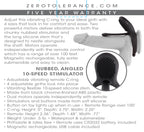 Adjustable Black Vibrating Cock Ring with Dual Motors and Remote Black > Cock Ring > Vibrating