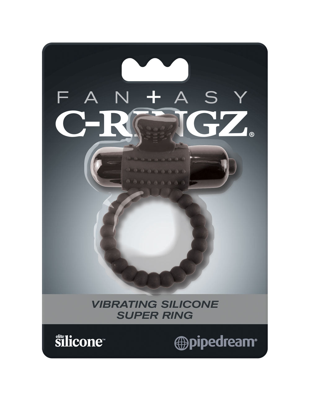 Fantasy Vibrating Silicone Super Ring – Rechargeable Vibrating Silicone Ring > Cock Ring > Vibrating