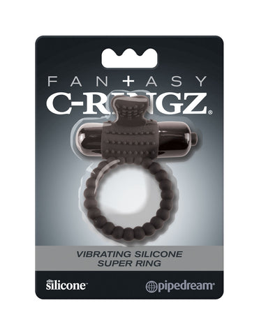 Fantasy Vibrating Silicone Super Ring for Enhanced Pleasure Cock Rings Vibrating