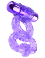 Fantasy C-Ringz Infinity Super Ring (Purple) – Vibrating Cock Ring Purple > Cock Ring > Vibrating