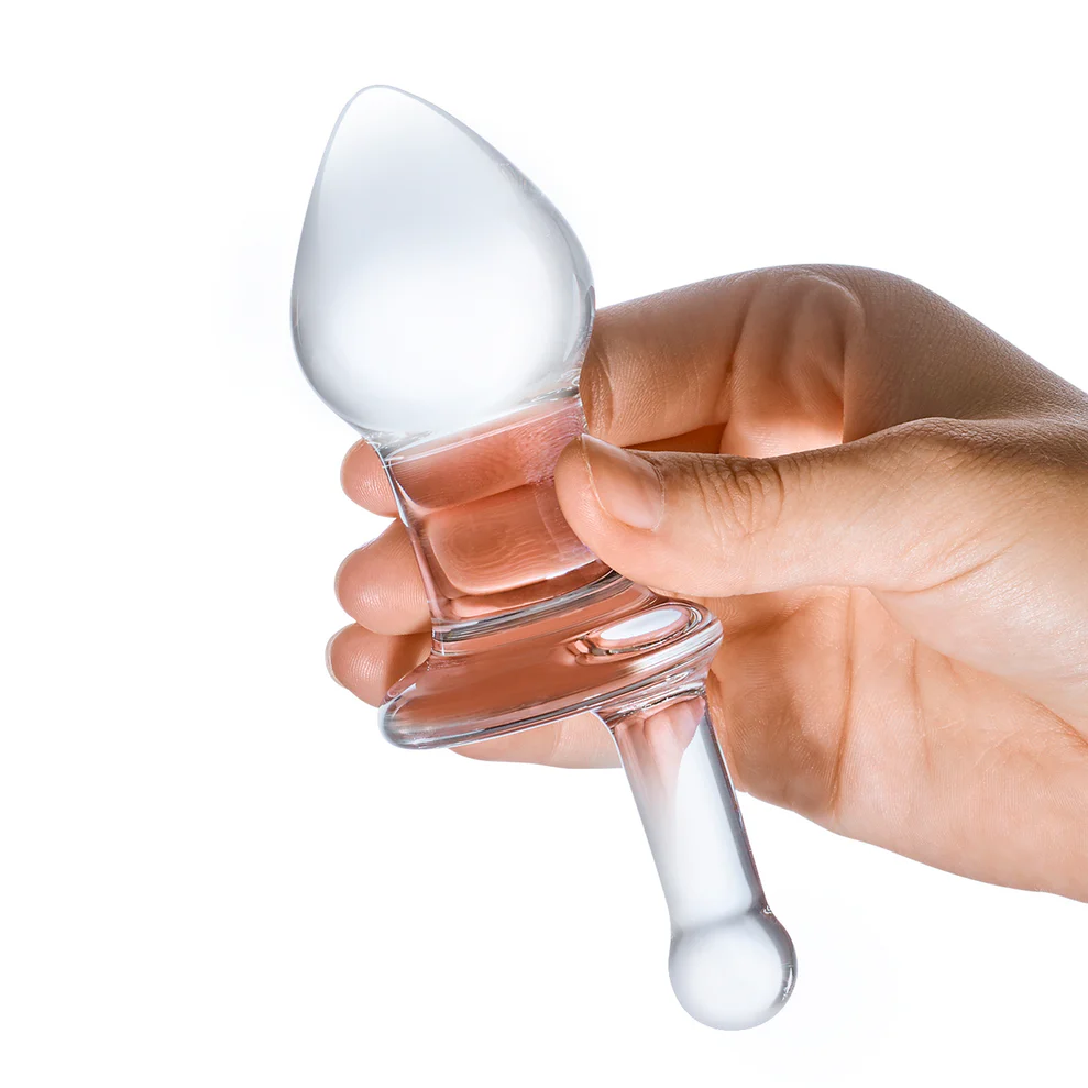 Glas 5 Inch Juicer – Handmade Fracture-Resistant Hypoallergenic Glass Dildo > Glass > Toys