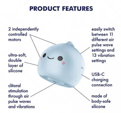 Satisfyer Mochi – Small Air Pulse Clitoral Vibrator
