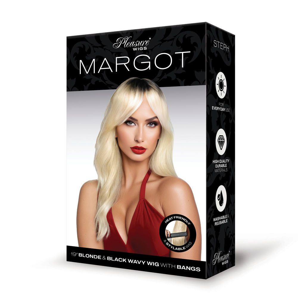 Margot Premium Stylable Blonde Black Wig With Soft Waves Multi Wigs