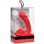 Petal Twirl Clit Massaging Silicone Vibrator – 3 Speeds 6 Patterns Vibrator Red > Sex Toys For Ladies > Clitoral Vibrators and Stimulators